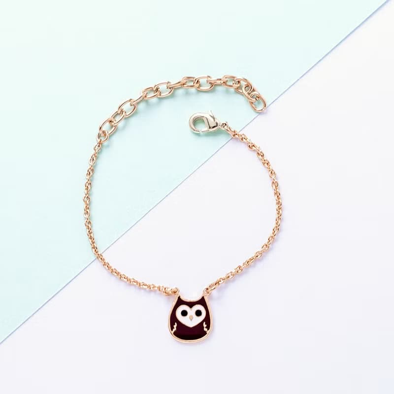 愛心臉 貓頭鷹 手鍊 項鍊 鳥兒設計 紙盒包裝