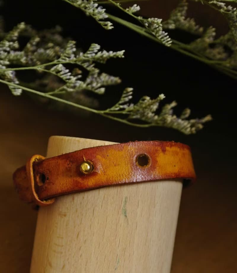 【 T - C 】手環 手鐲 皮革 牛皮 日本白瓷 瓷器  限量 自然釉色 無限看不膩色調 攝氏1350高溫燒製