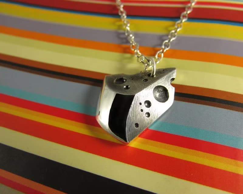 say cheese necklace_誰起司項鍊 | 設計師手工 925銀 生日禮物