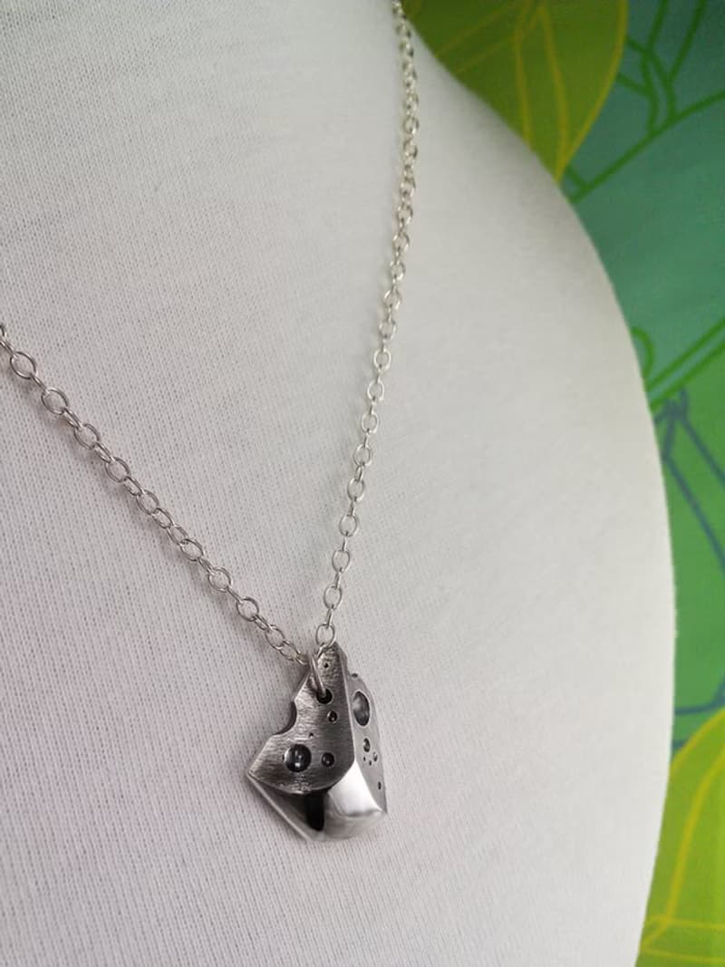 say cheese necklace_誰起司項鍊 | 設計師手工 925銀 生日禮物