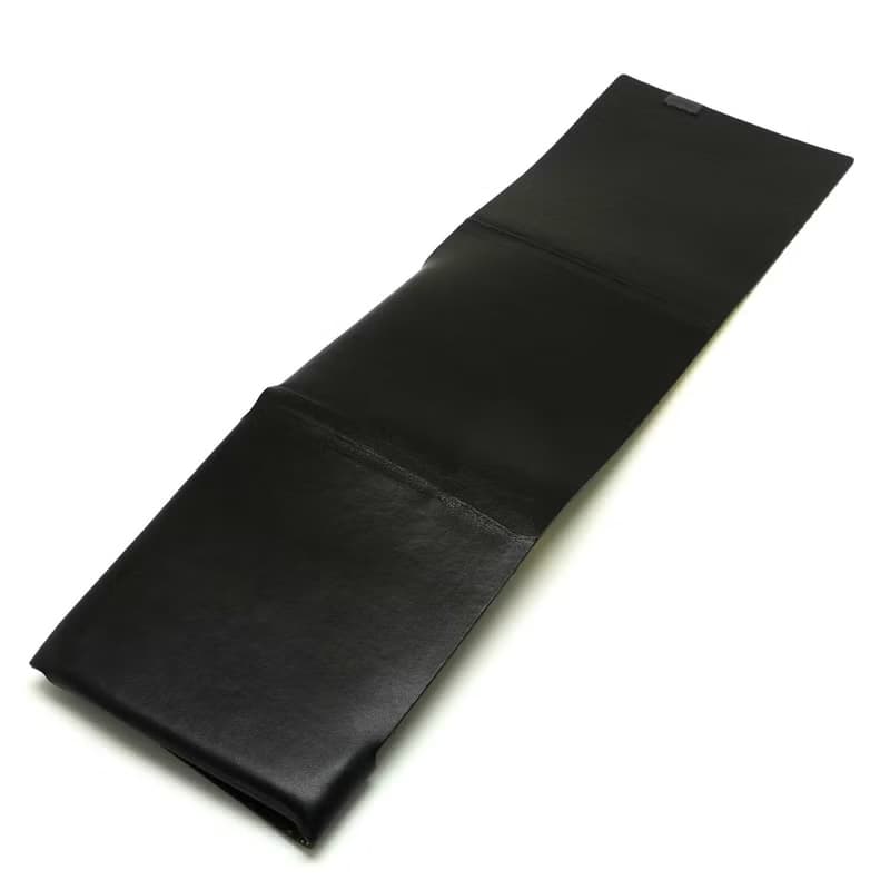 日本手工-所作Shosa 植鞣牛皮 短夾2.0 - 低調奢華款/黑金