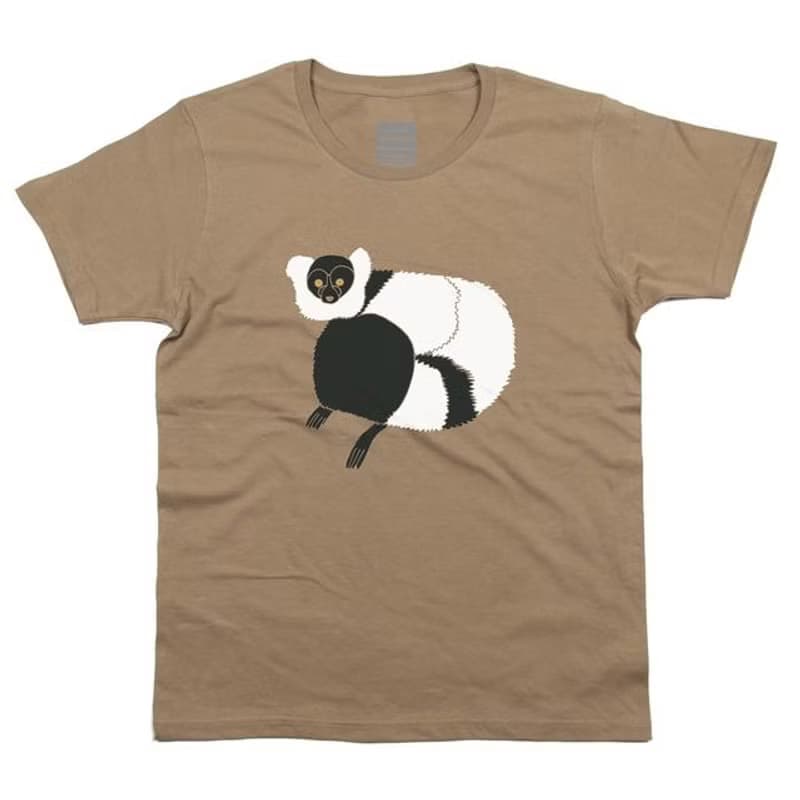 Ruffed Lemur Animal Animal T-shirt Unisex S ~ XXXL size, Ladies S ~ L size Tcollector