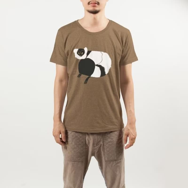 Ruffed Lemur Animal Animal T-shirt Unisex S ~ XXXL size, Ladies S ~ L size Tcollector