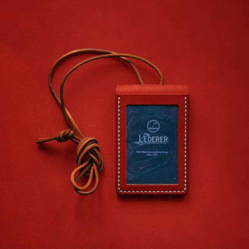 雙層4卡證件套。手縫皮革材料包。BSP021