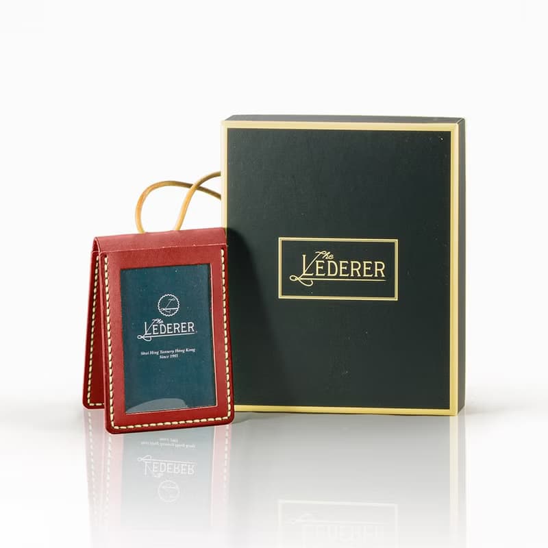 雙層4卡證件套。手縫皮革材料包。BSP021