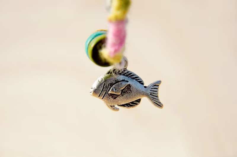 生日禮物 七夕情人節禮物 手感漸層色彩海底魚手繩(繞兩圈設計)