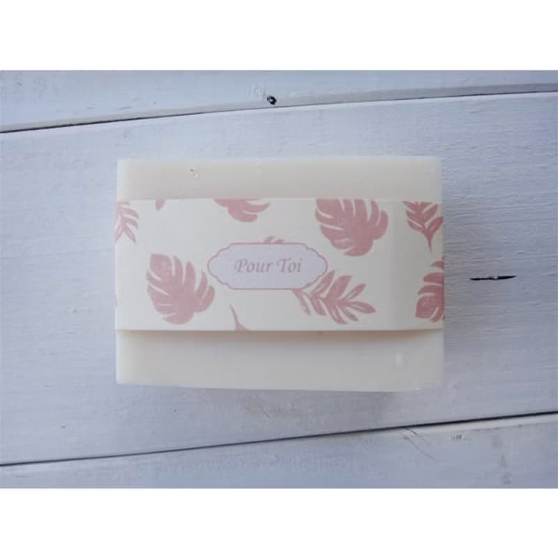 禮品裝飾帶-黃底棕櫚葉-小