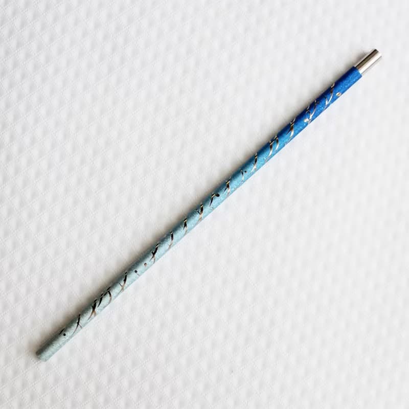 鈦愛地球系列餐具-日本製純鈦金ECO環保吸管-深海藍