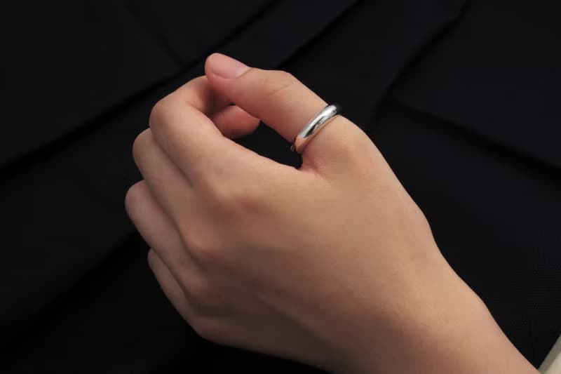 手工厚版素戒 曲面5mm 925純銀戒指 男生戒指