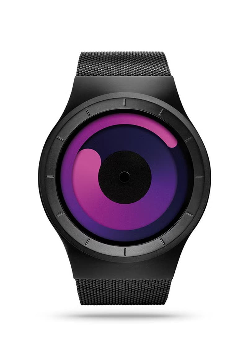 宇宙重力系列腕錶MERCURY (黑/紫, Black / Purple)