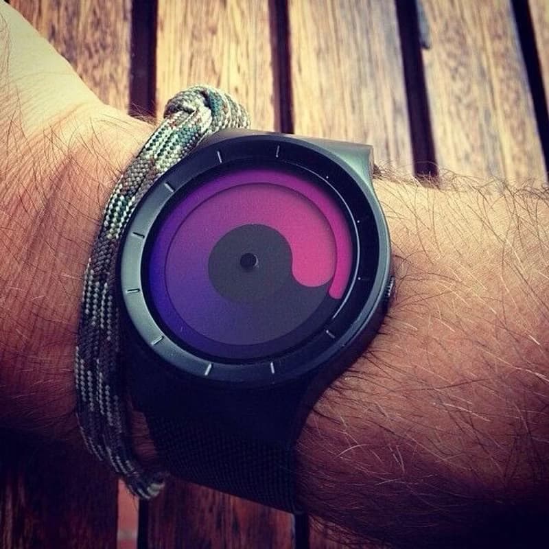 宇宙重力系列腕錶MERCURY (黑/紫, Black / Purple)