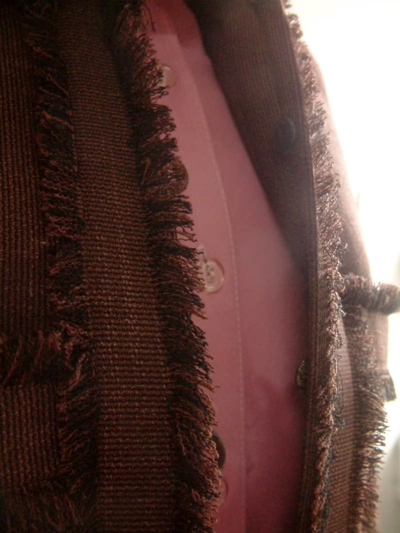 小香風外套-巧克力色