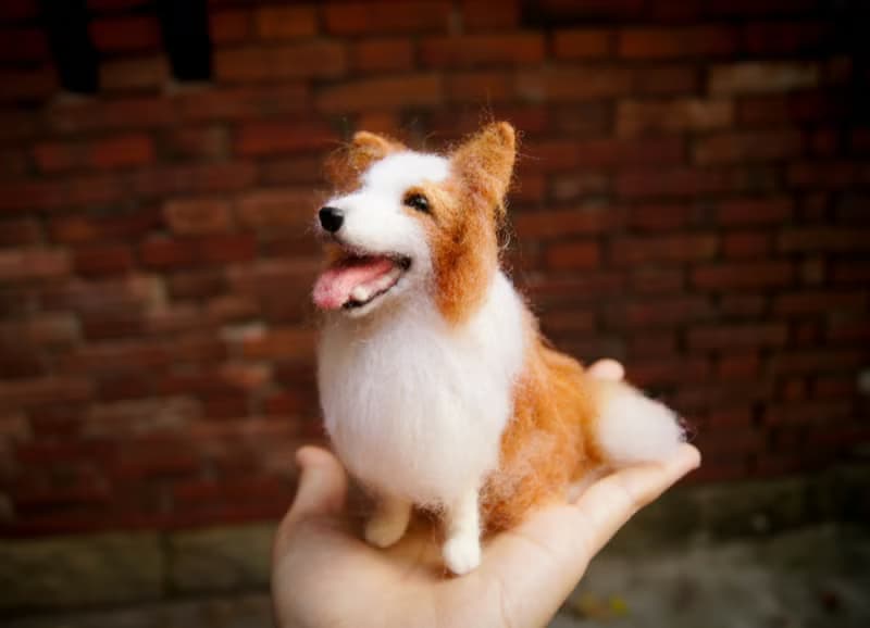 【羊樂多 X 羊毛氈】寵物複刻 邊境牧羊犬  詢問區請勿下標