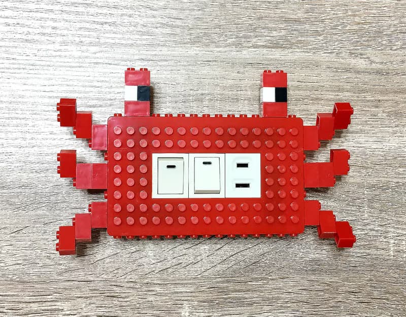 積木收納螃蟹造型組合包  限量供應 相容樂高LEGO