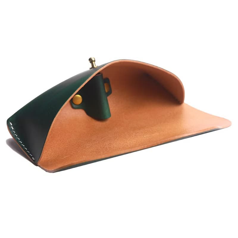 【YuYu】名模張珈瑜自創品牌 -手工植鞣牛皮眼鏡盒