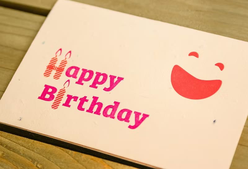 生日快樂 Happy Birthday! 種子卡片