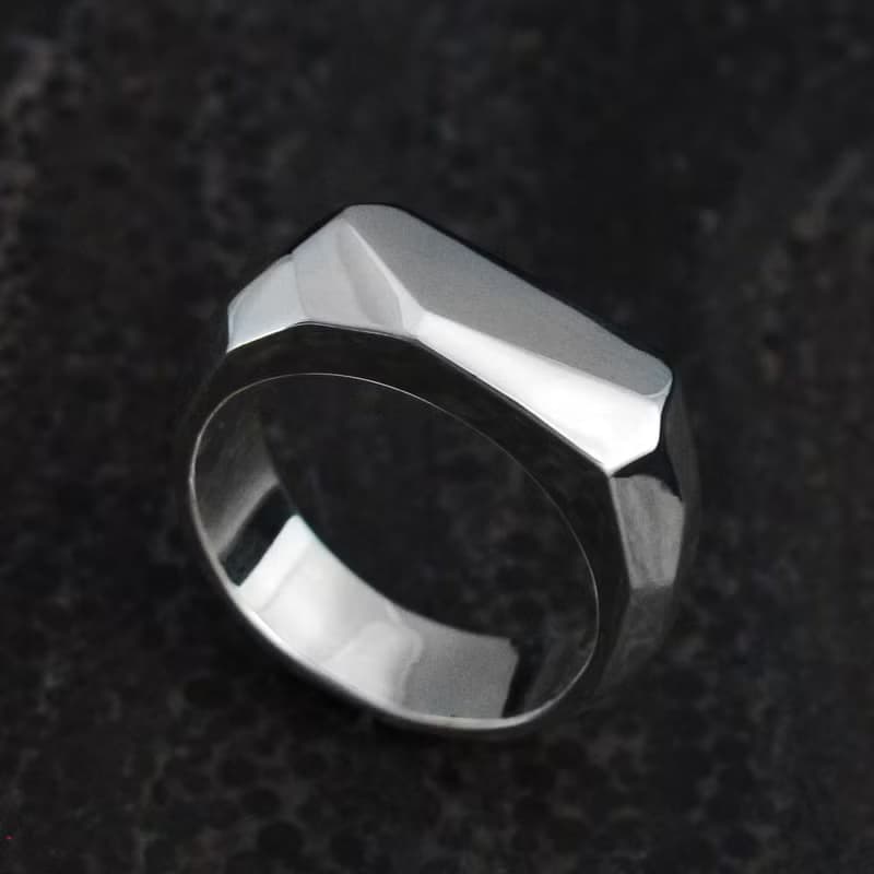 訂製戒指-造型戒 X-Ring(L) 925 純銀戒指-64DESIGN