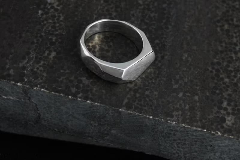 訂製戒指-造型戒 X-Ring(L) 925 純銀戒指-64DESIGN