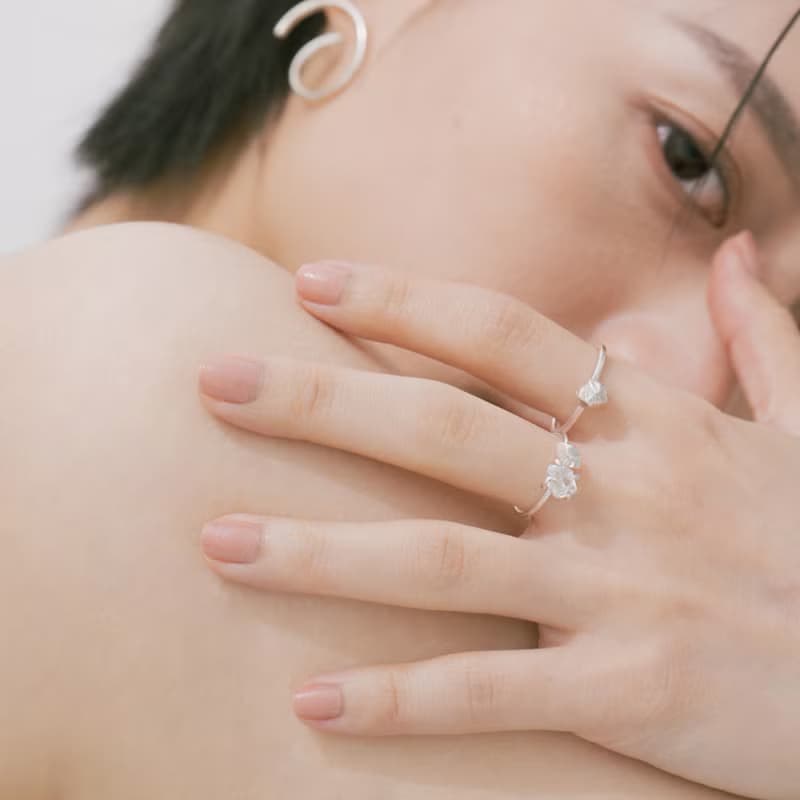 小石子戒指 Mini Stone Ring 風景系列 925純銀