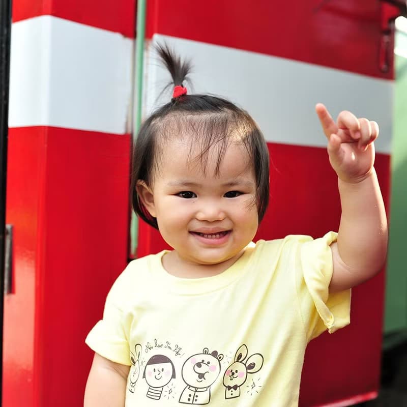 Ni Hao Im FiFi 純棉兒童T-shirt  黃色
