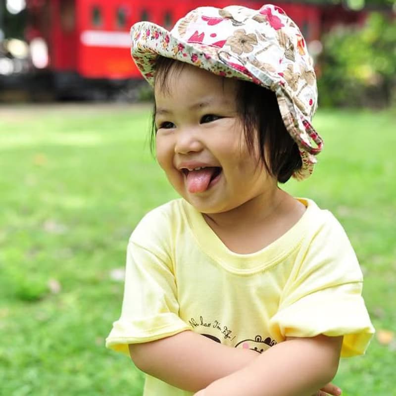 Ni Hao Im FiFi 純棉兒童T-shirt  黃色