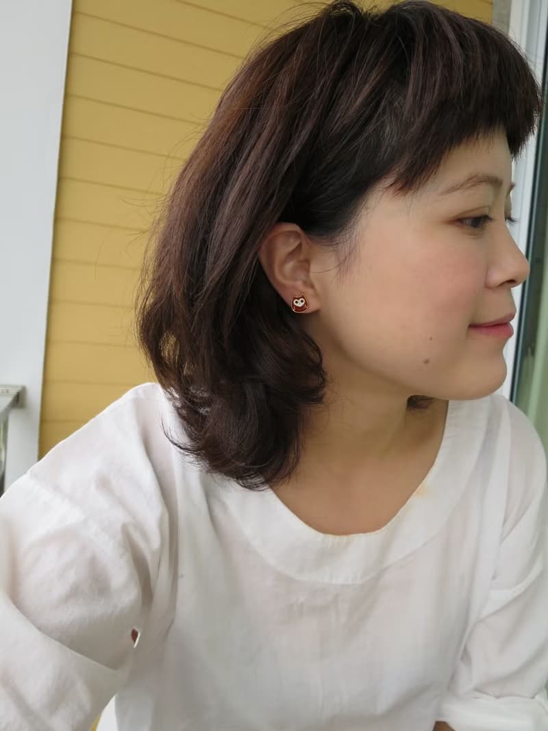貓頭鷹 不倒翁 貓頭鷹  耳夾 夾式耳環 生日禮物