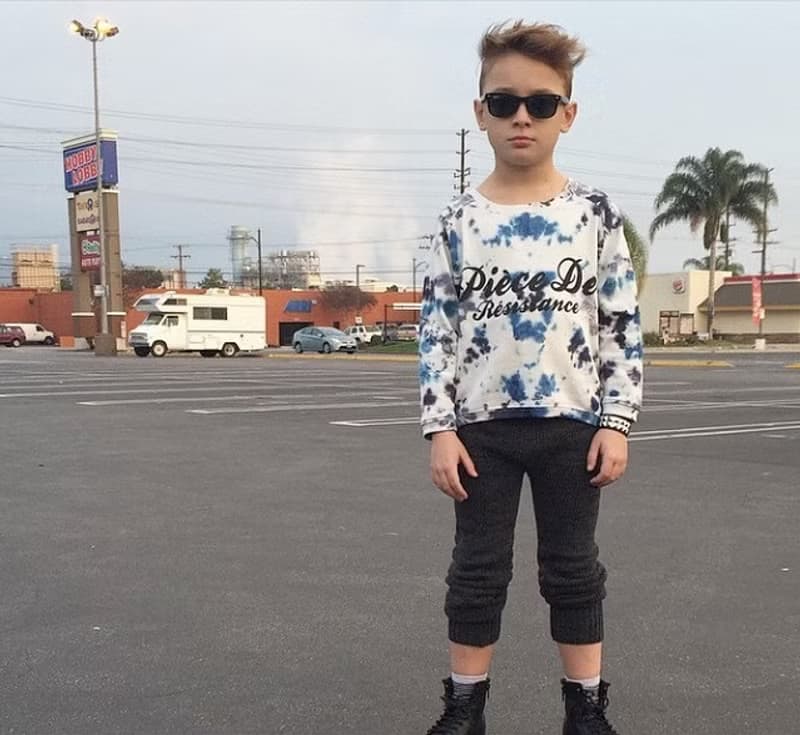 【北歐童裝】瑞典兒童有機棉長袖上衣1歲至14歲 女裝親子裝藍色