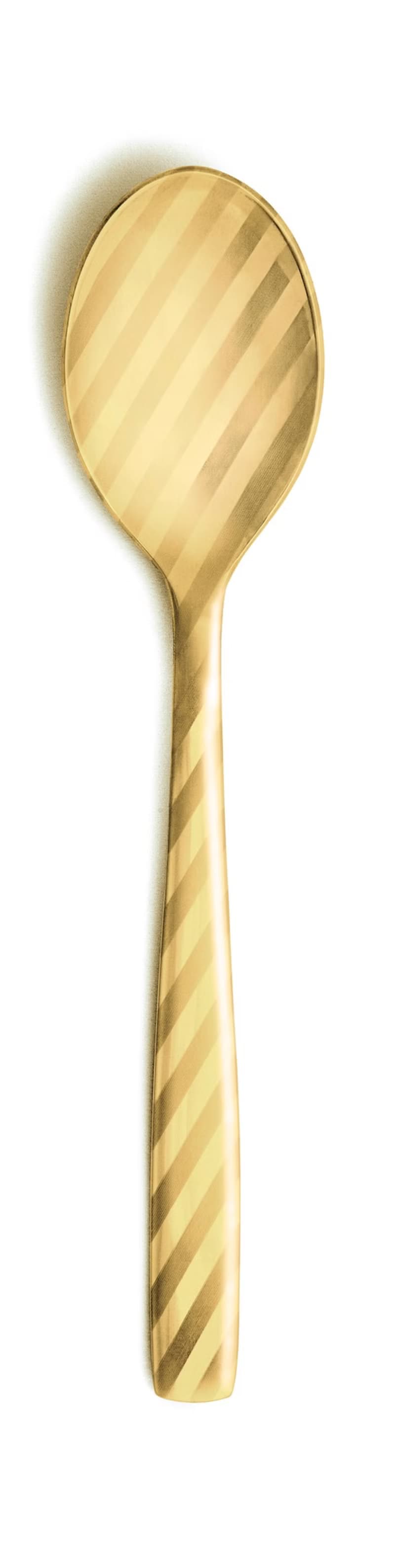 Perrocaliente 斜紋 點心餐具組 / 金色