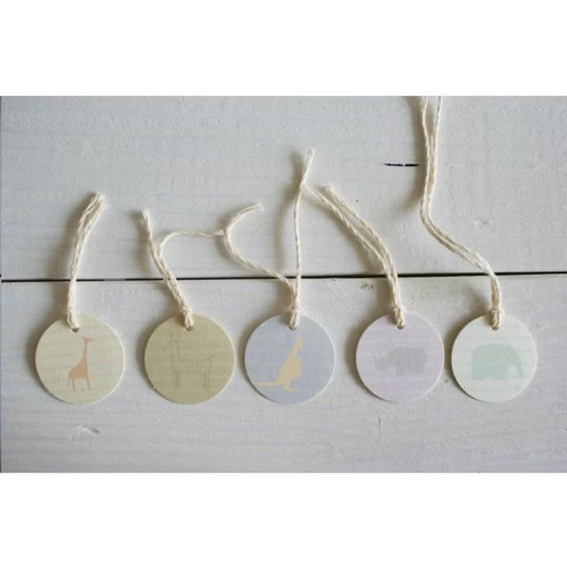 手繪風禮物吊卡-圓型-B