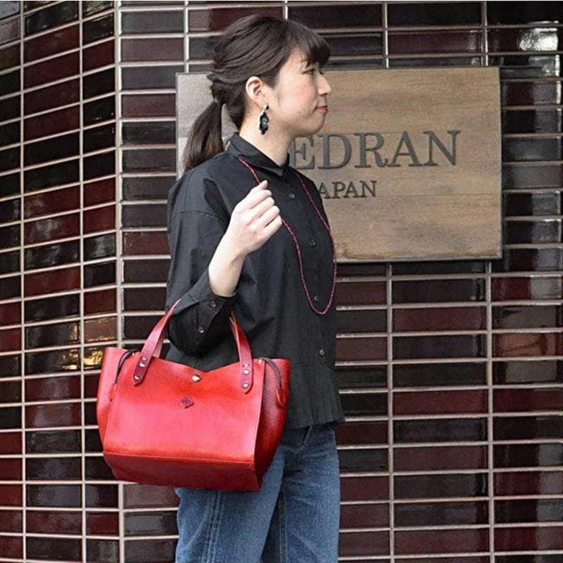 日本品牌真皮手工手提包  Made in Japan by CLEDRAN