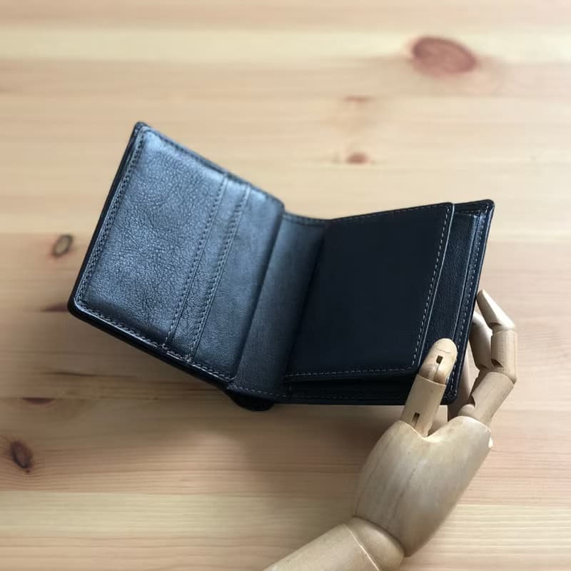 日本製【ENTIRE II 短夾】革職人 栃木皮革 植鞣革 大容量 短銀包