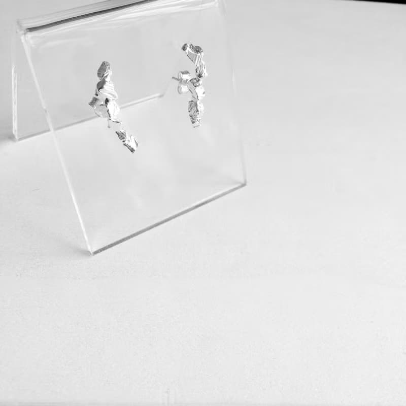 碎片耳環 Fragment Earring 風景系列 925純銀