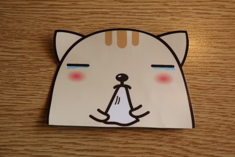 Bucute貼紙不只是貼紙/行李箱防水PVC貼紙/開關貼紙/1組6張(小)