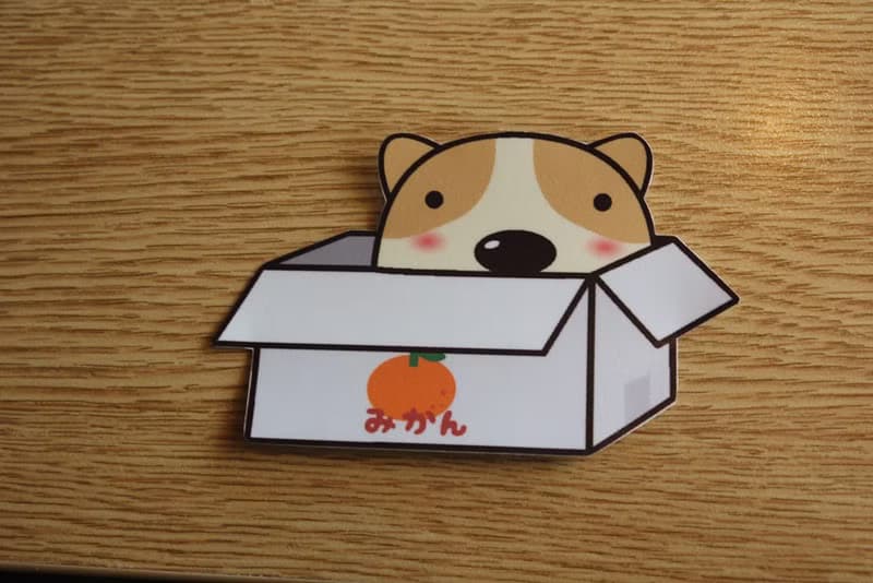 Bucute貼紙不只是貼紙/行李箱防水PVC貼紙/開關貼紙/1組6張(小)