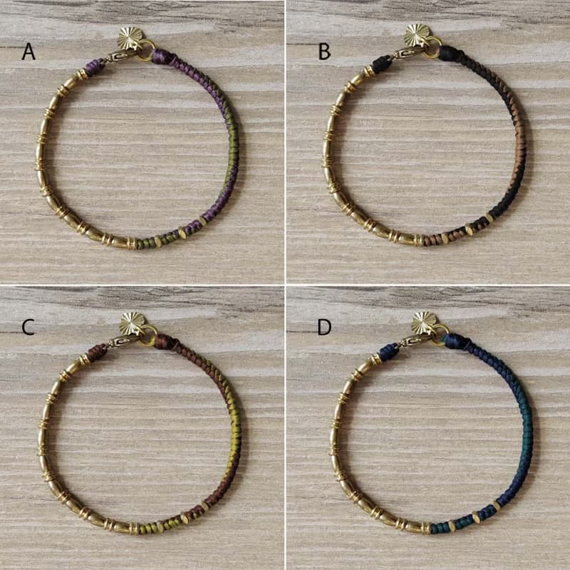 | CARSON | 訂製 x 黃銅 x 蠟線 x 手環 x 手鍊 x 好做作