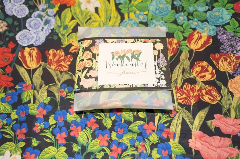 Keukenhof Scarf 花園手工圍巾/絲巾 - 黑色