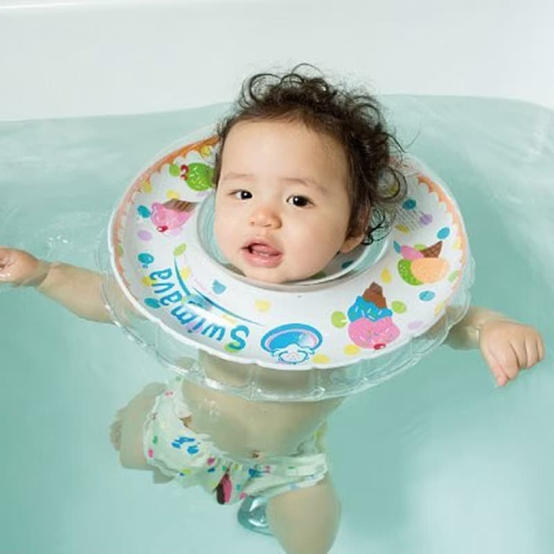 Swimava 雪糕嬰兒游泳脖圈/尿褲套裝組