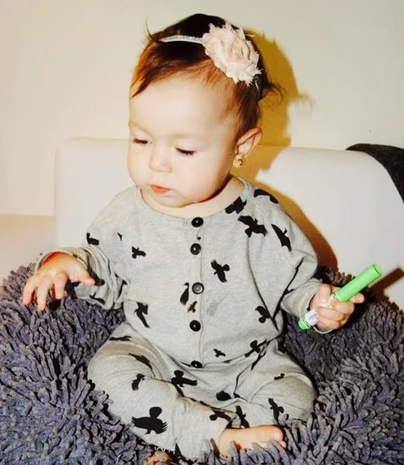 Moi Kids 冰島有機棉童裝連身衣褲 2歲至6歲淺灰