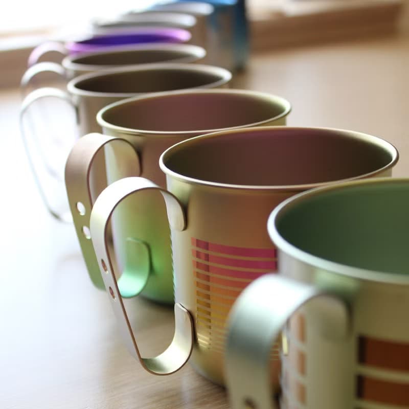 【日本製 Horie】鈦愛地球系列餐具-日本製純鈦設計馬克杯-黃金星