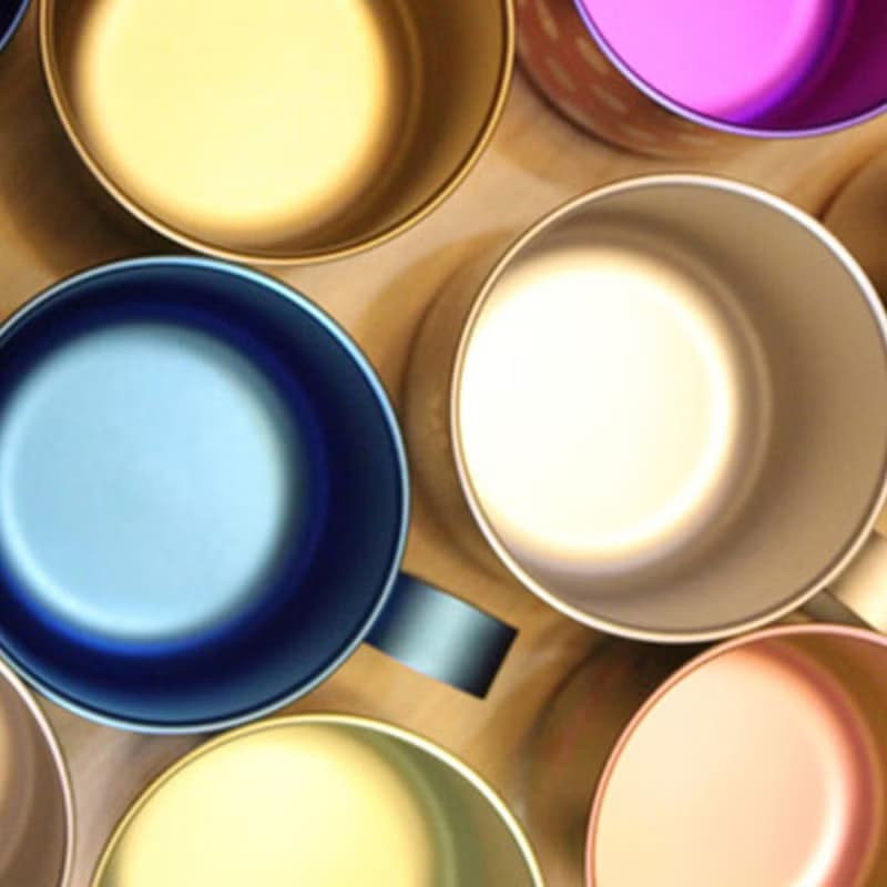 【日本製 Horie】鈦愛地球系列餐具-日本製純鈦設計馬克杯-黃金星