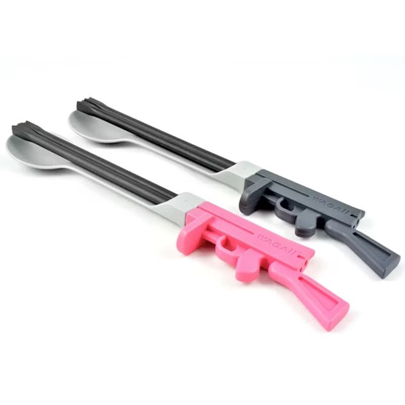 【來福筷】交換禮物/環保筷/筷子/餐具/筷架 都會復古款1+1 2入 兩色任選