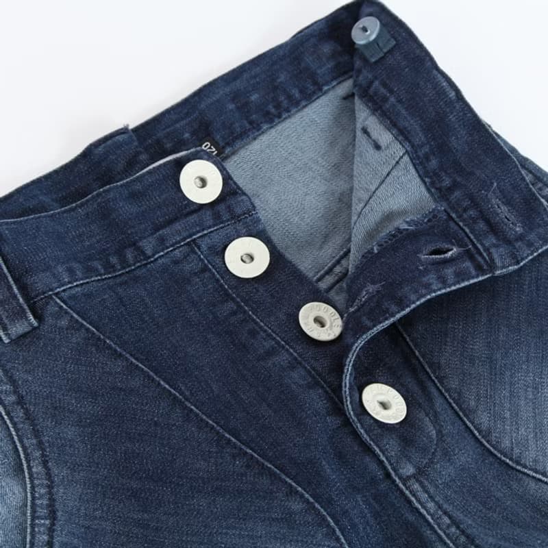 【Lovelybaby北歐童裝】瑞典有機棉牛仔褲2歲至10歲水洗深藍