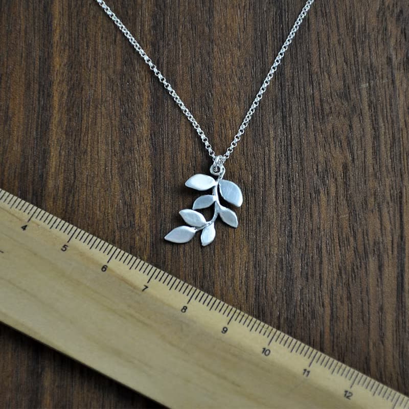 自然 小芽 925銀