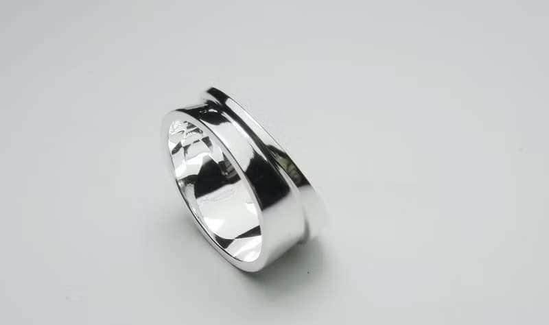 手工造型戒 V-Ring 925純銀戒指 男生戒指