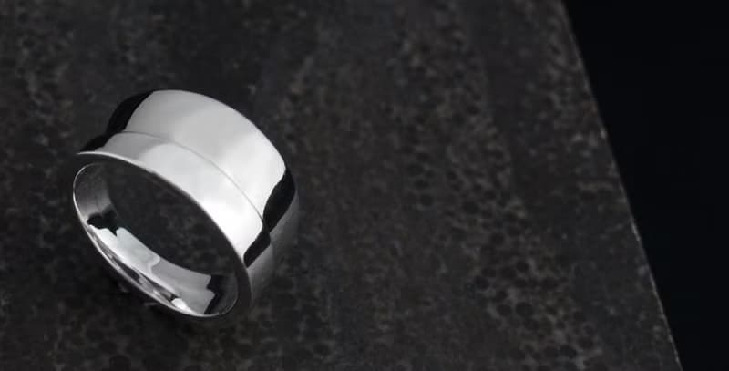 手工造型戒 V-Ring 925純銀戒指 男生戒指