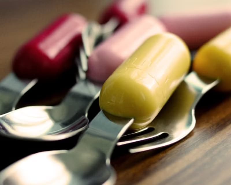 Martin House  小寶寶不鏽鋼叉匙組 紅粉雙色