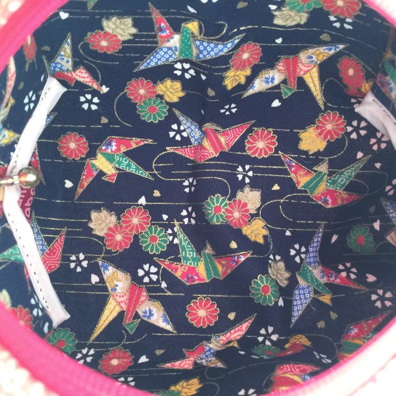 和文様お手玉ポーチ・大【絹】