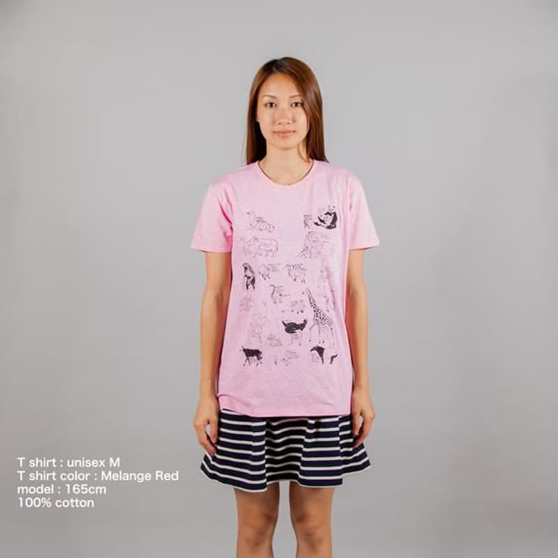動物百科イラストTシャツ　ユニセックスXS〜XLサイズ　Tcollector