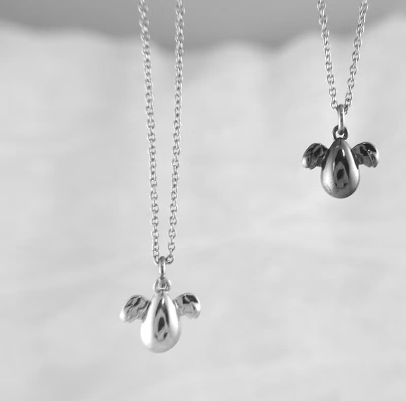 【限量絕版品】童話系 -天使的眼淚- 小天使翅膀項鍊 鎖骨鍊