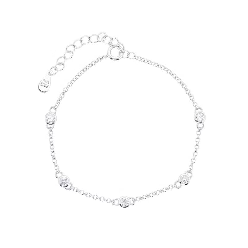 寶麗金珠寶-0.53克拉培育鑽石手鍊